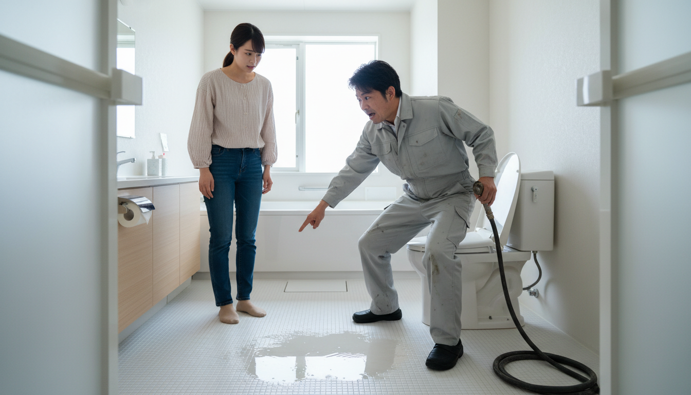 悪徳なトイレつまり修理業者に注意！見分けるポイントに関する画像
