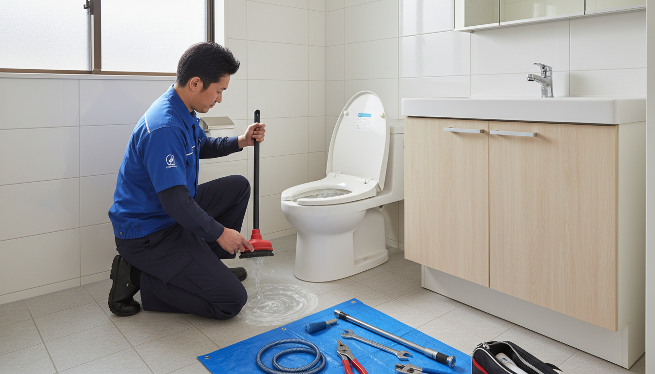 症状別に見るトイレつまり修理の費用内訳に関する画像