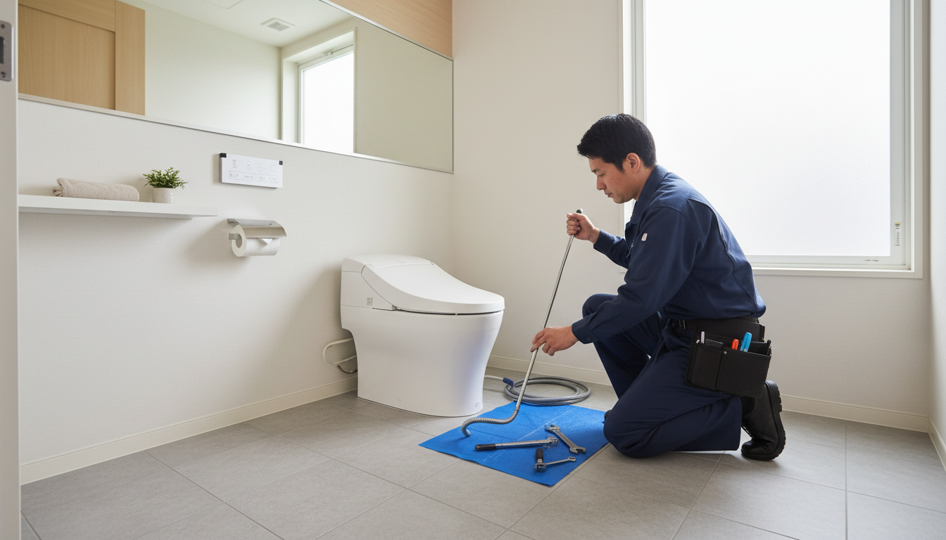 枚方市のトイレつまり修理でよくある質問（FAQ）に関する画像