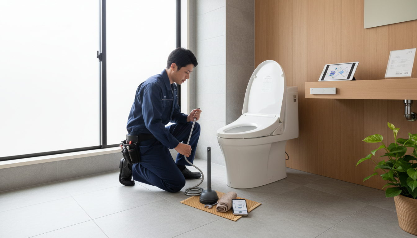 失敗しない!トイレつまり修理を業者に依頼する流れと注意点に関する画像