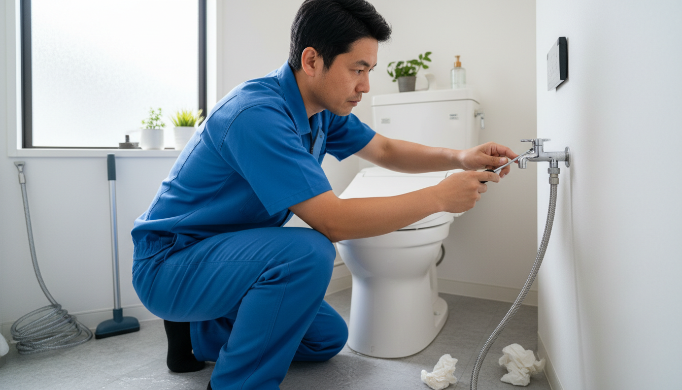 トイレつまりで業者を呼ぶ前に自分でできることに関する画像