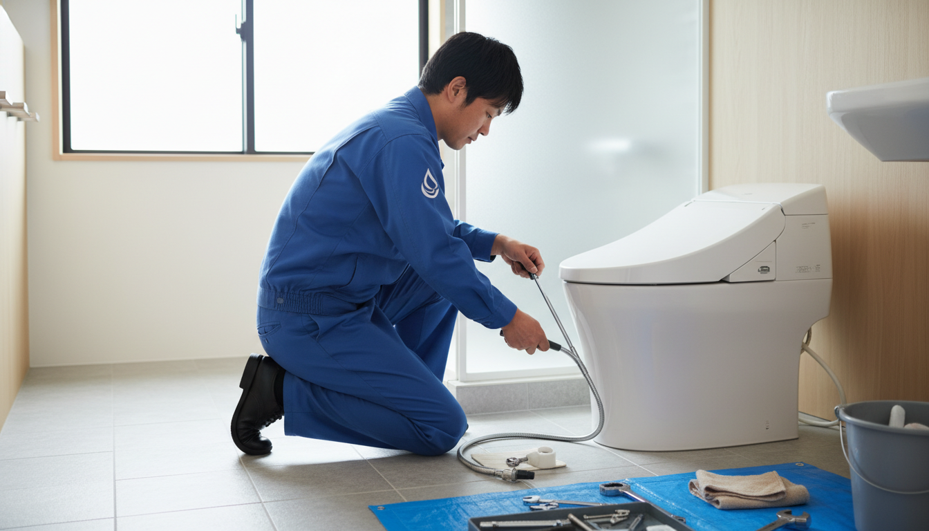 益田市のトイレつまり修理料金相場に関する画像