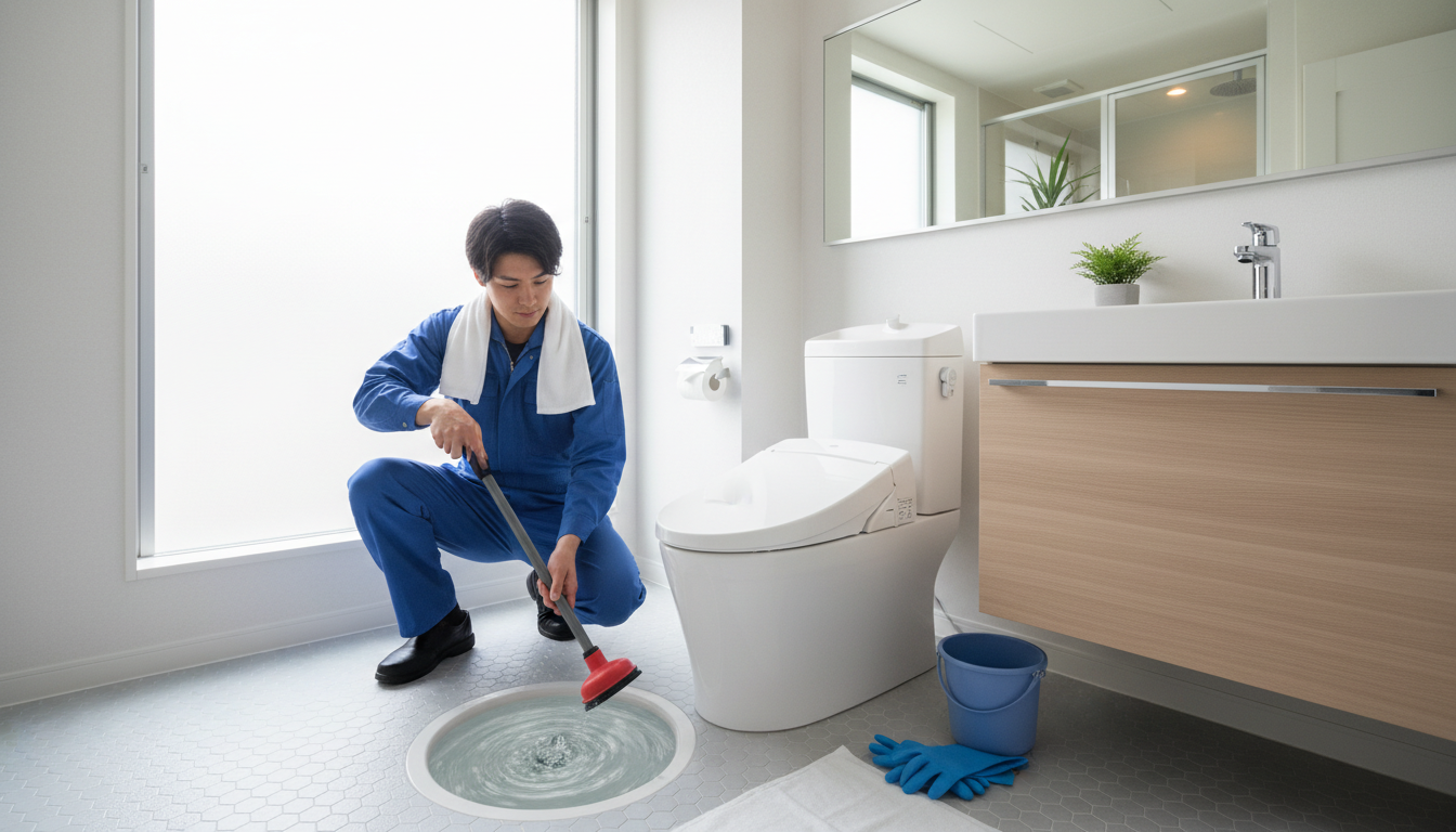 【原因別】トイレつまりの症状と自分でできる対処法に関する画像