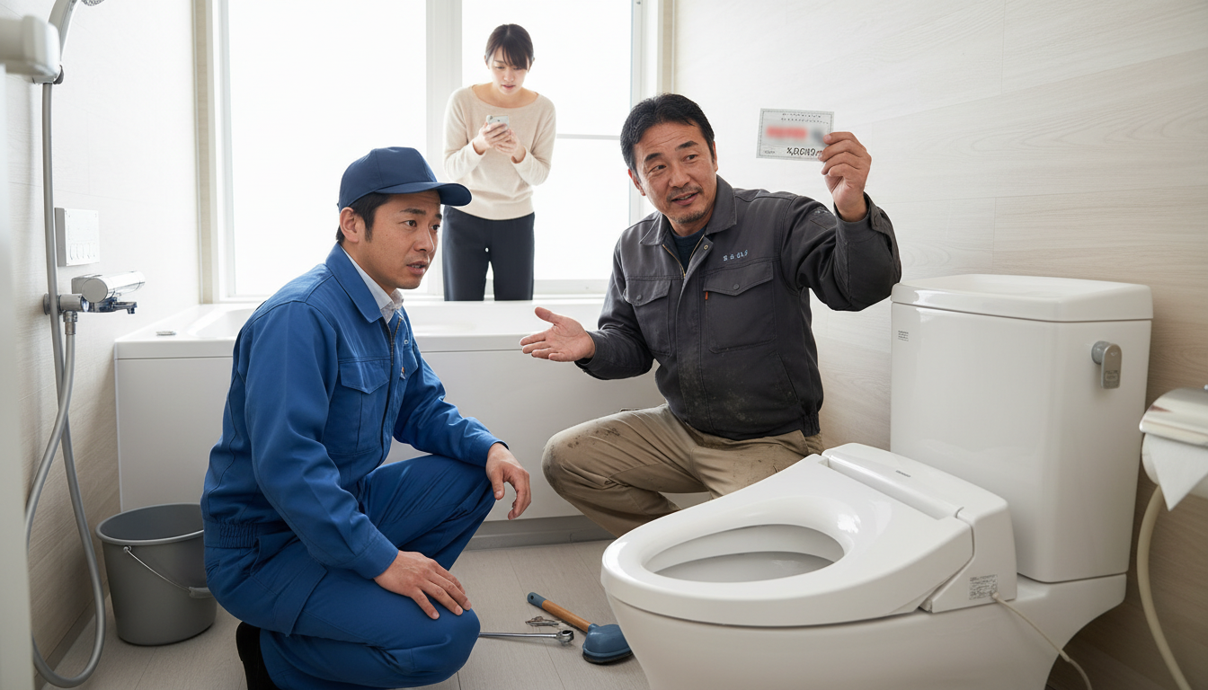 トイレつまりで悪徳業者を避けるための注意点に関する画像