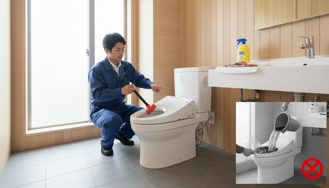 業者を呼ぶ前に試せること・やってはいけないことに関する画像