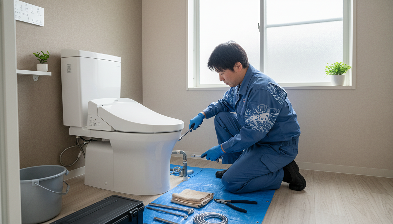 豊前市におけるトイレつまり修理の料金相場に関する画像