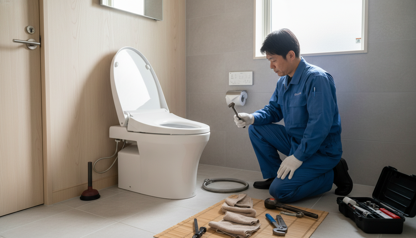 トイレつまり修理の基本的な料金構成に関する画像