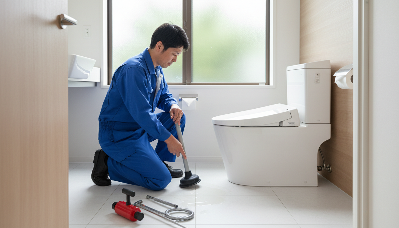 トイレつまりの原因別・料金相場の目安に関する画像