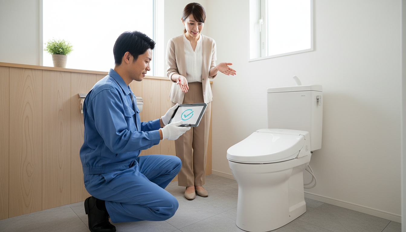 アフターフォローと保証制度の有無に関する画像