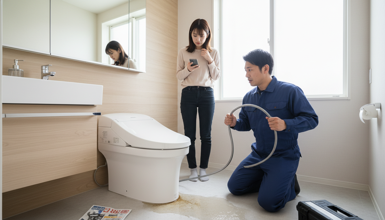 トイレつまりで悪徳業者を避けるための注意点に関する画像