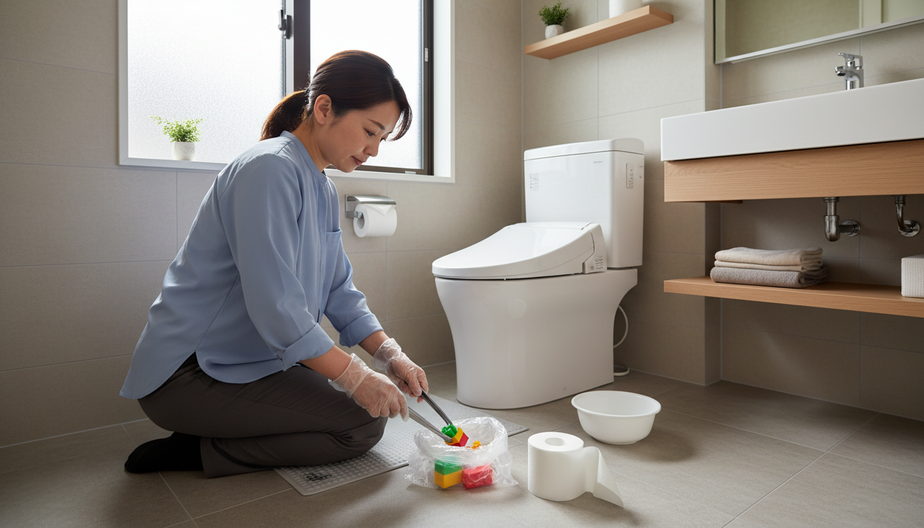 トイレつまりの修理業者へ依頼する前の準備と流れに関する画像