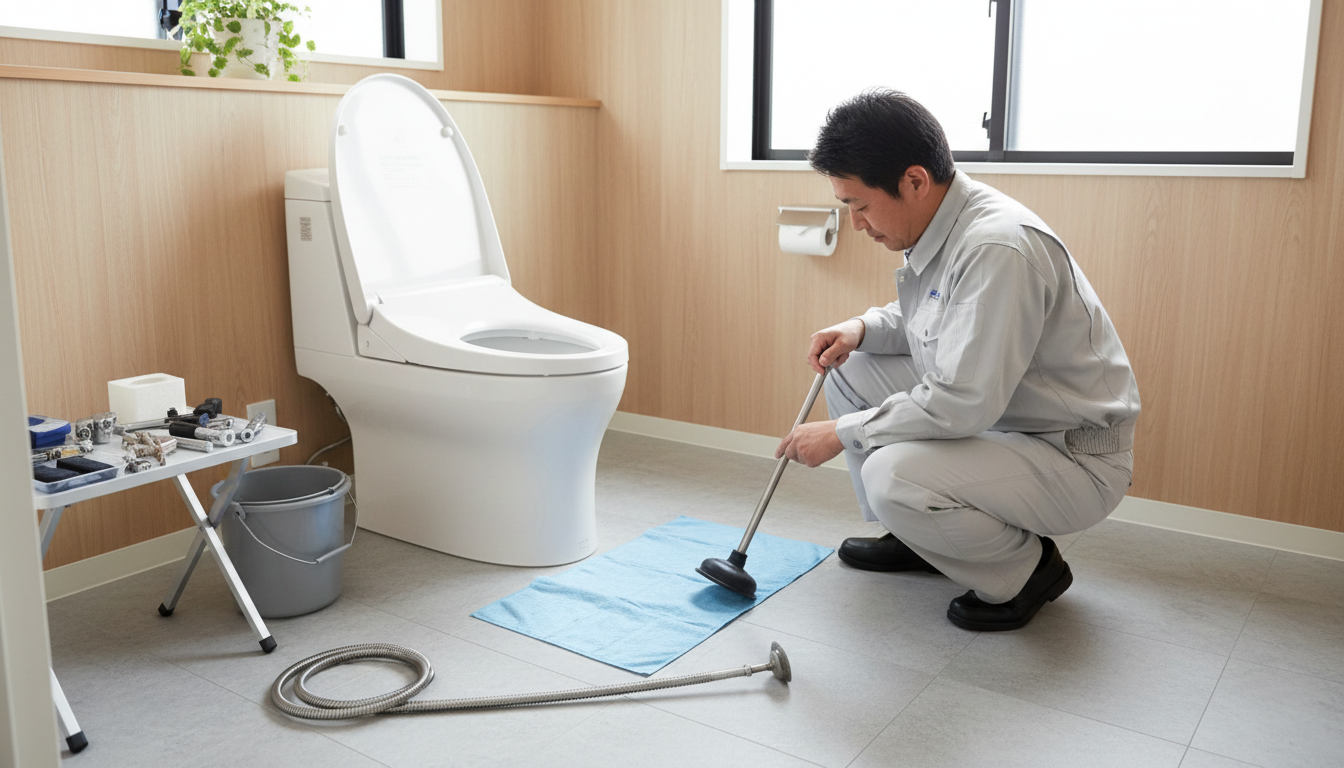 原因別のトイレつまり修理費用に関する画像