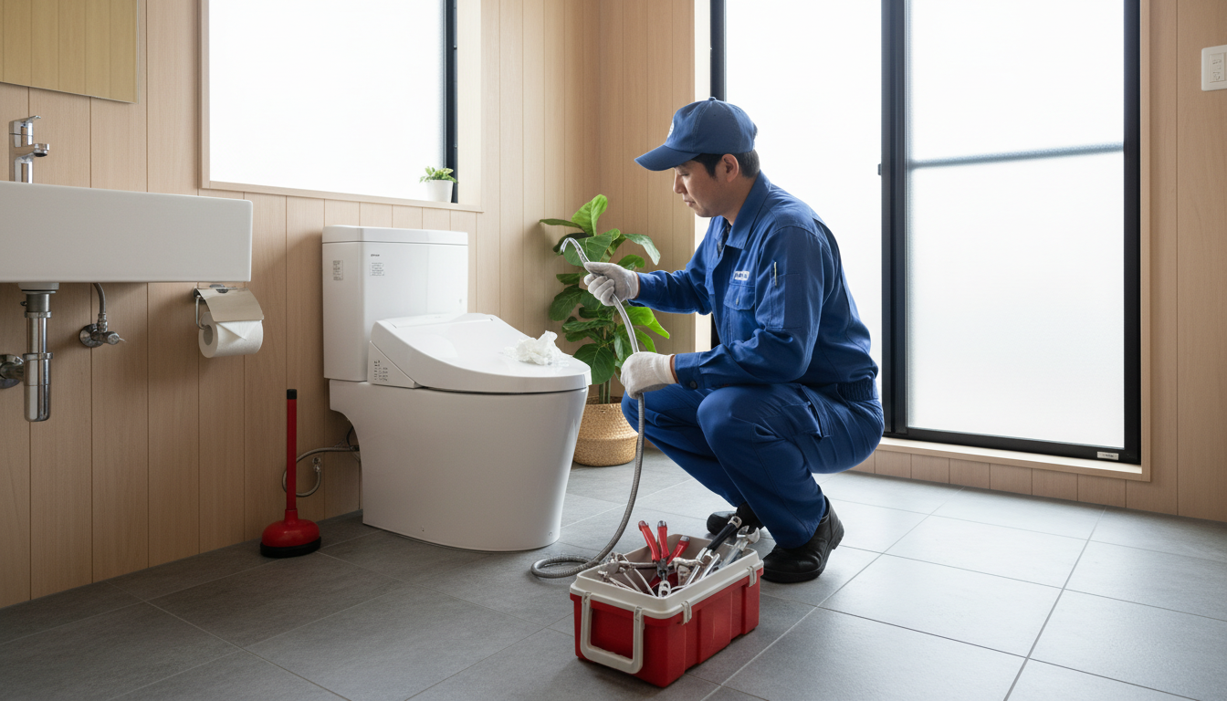 トイレつまりの症状別・料金相場の目安に関する画像