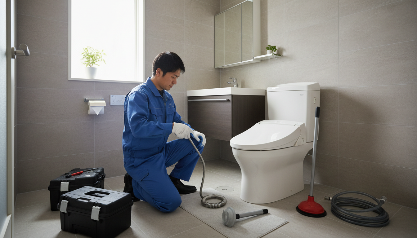 トイレつまりの原因別・料金相場の目安に関する画像