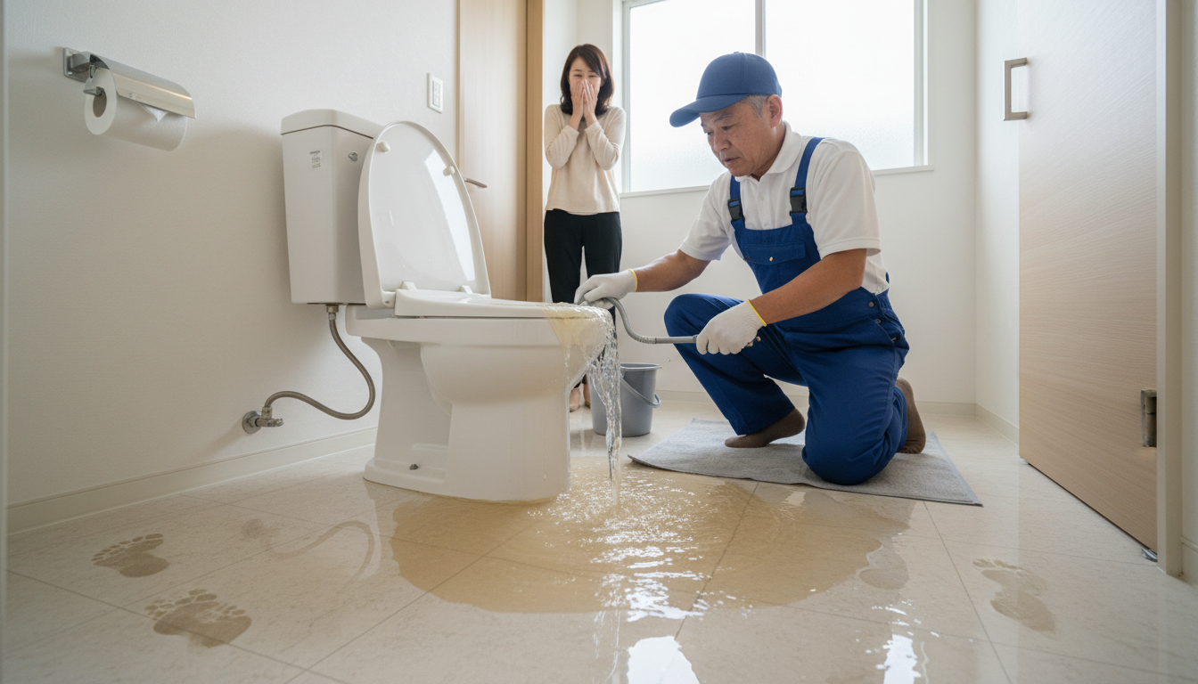 無理に水を流し続けないに関する画像