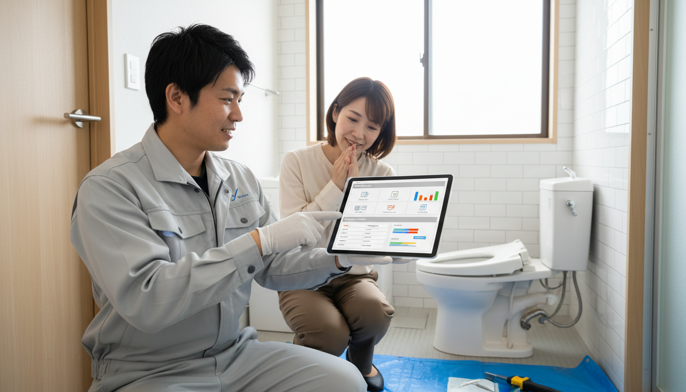 ポイント2：明確な料金体系と事前見積もりに関する画像