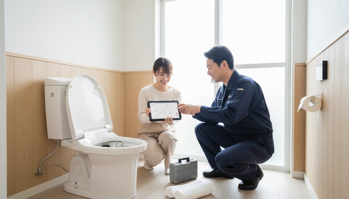 アフターフォローと保証制度の有無に関する画像