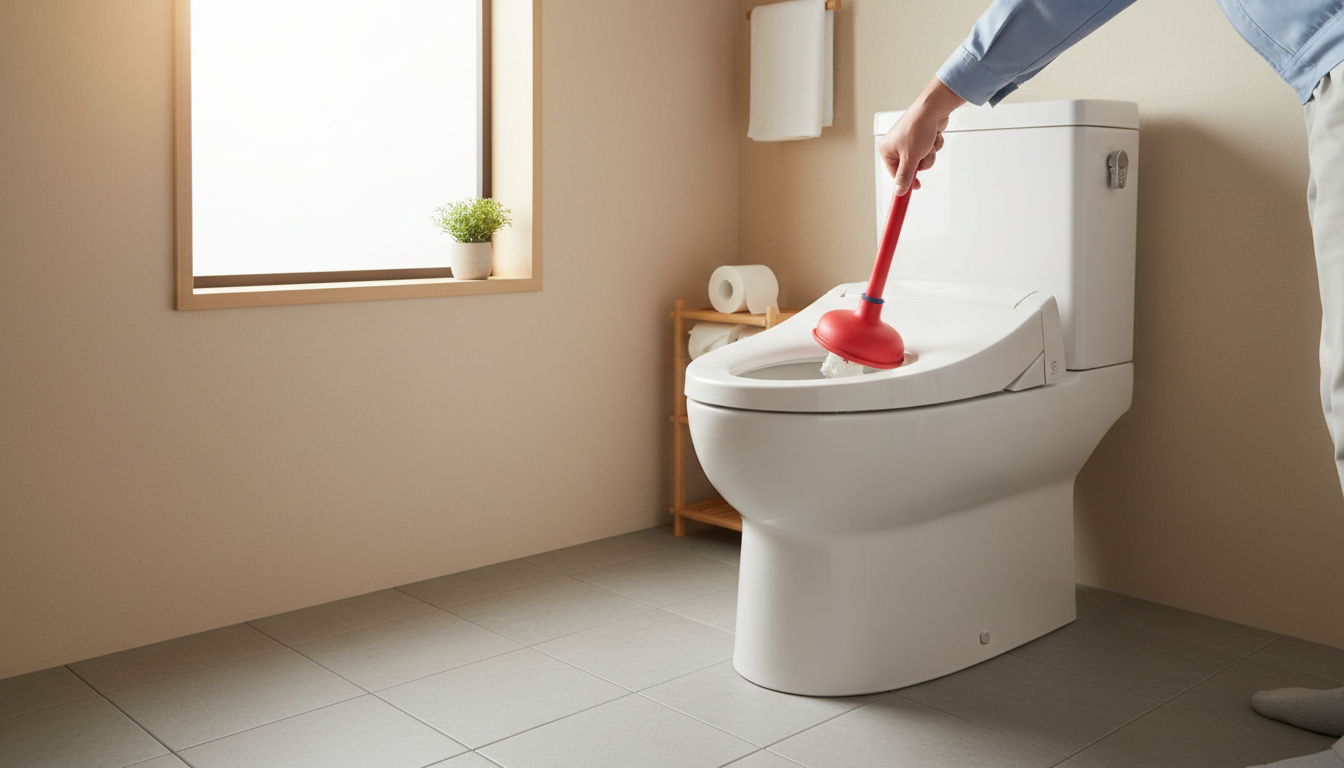 業者を呼ぶ前に試せる!簡単なつまり解消法に関する画像