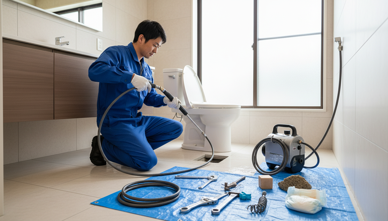 重度のつまり（高圧洗浄・便器脱着）の料金相場に関する画像