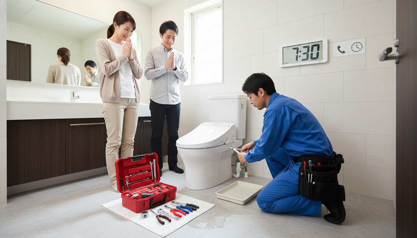 対応の速さと受付時間に関する画像