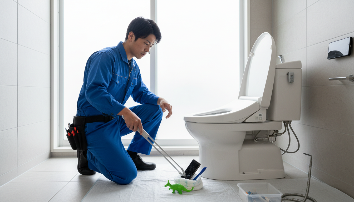 固形物を落とした場合の注意点に関する画像