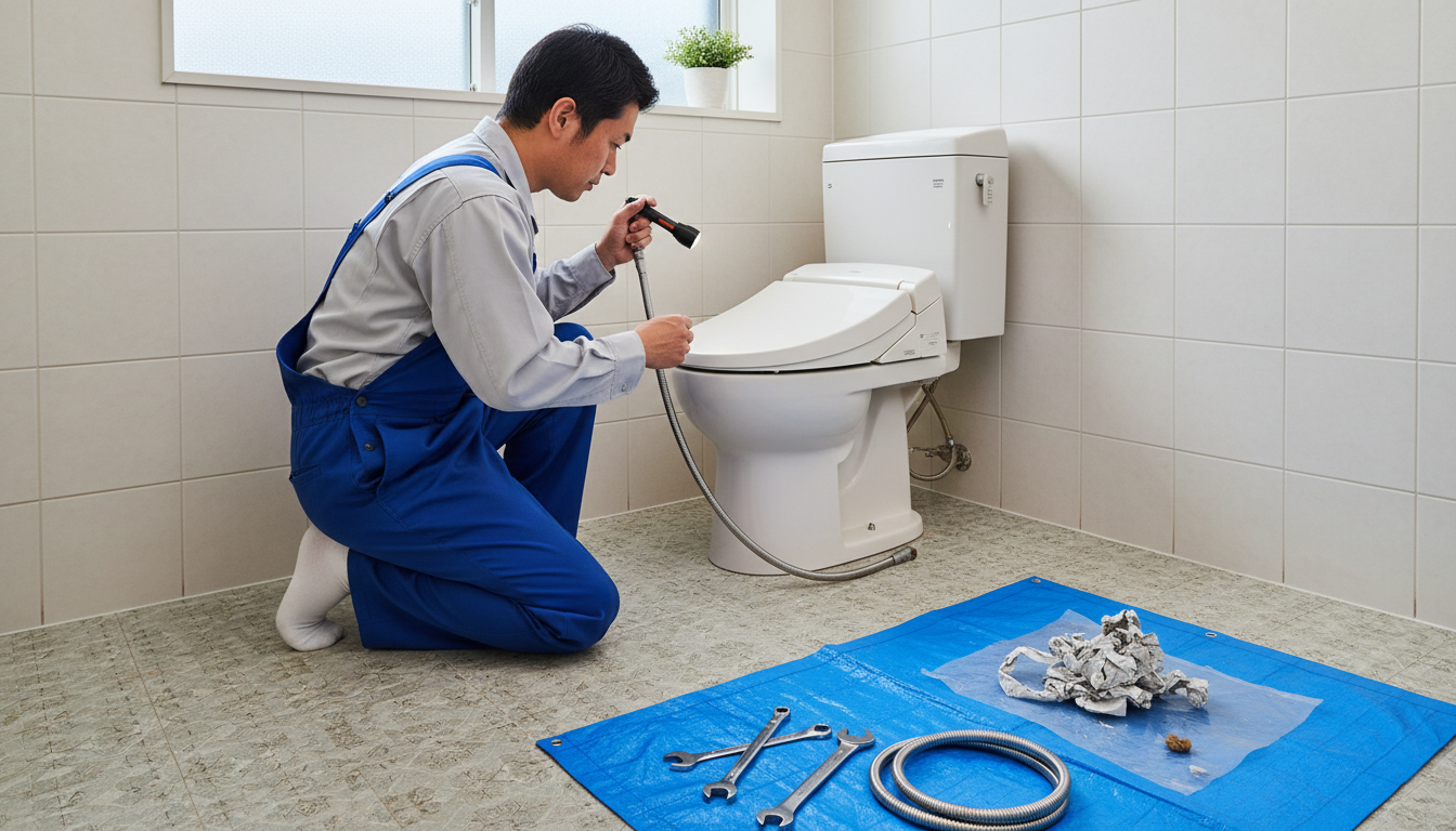 トイレつまりの主な原因に関する画像