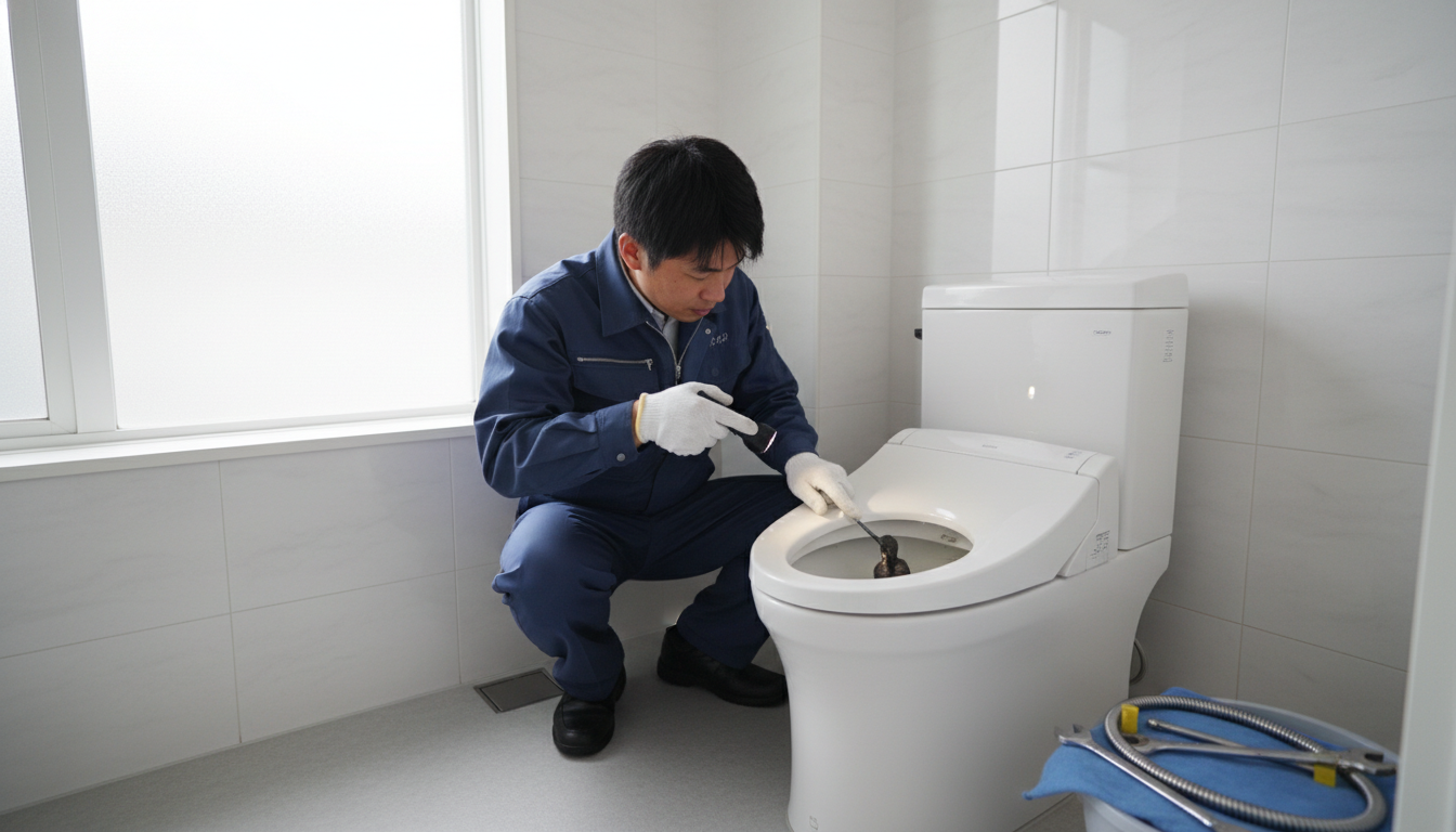 トイレつまりの原因を特定するに関する画像
