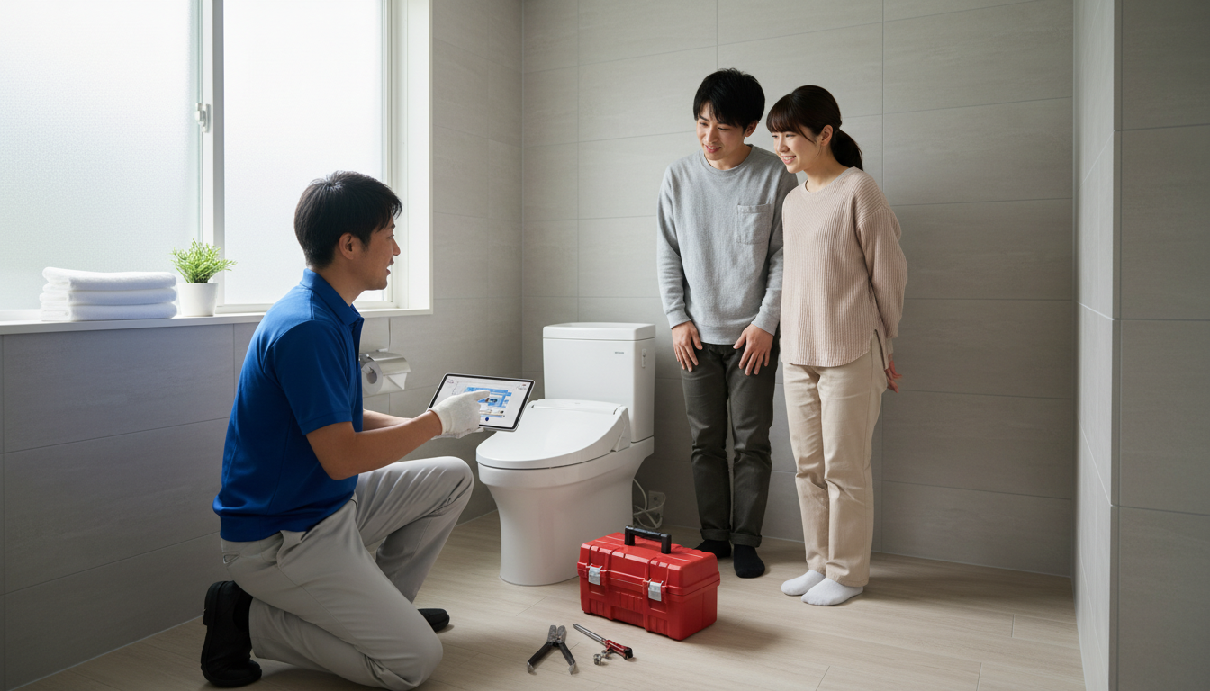 アフターフォローと保証制度の有無に関する画像