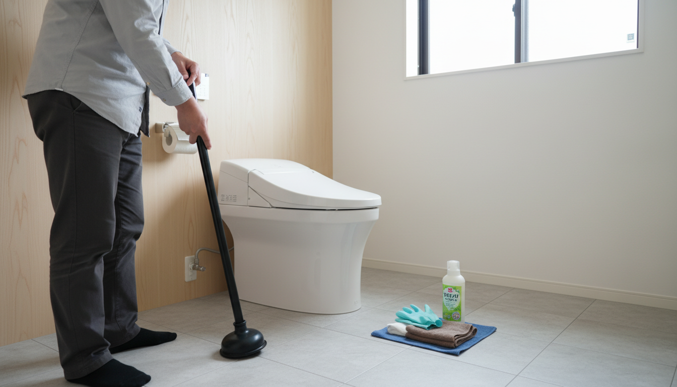 業者を呼ぶ前に試せる応急処置と注意点に関する画像