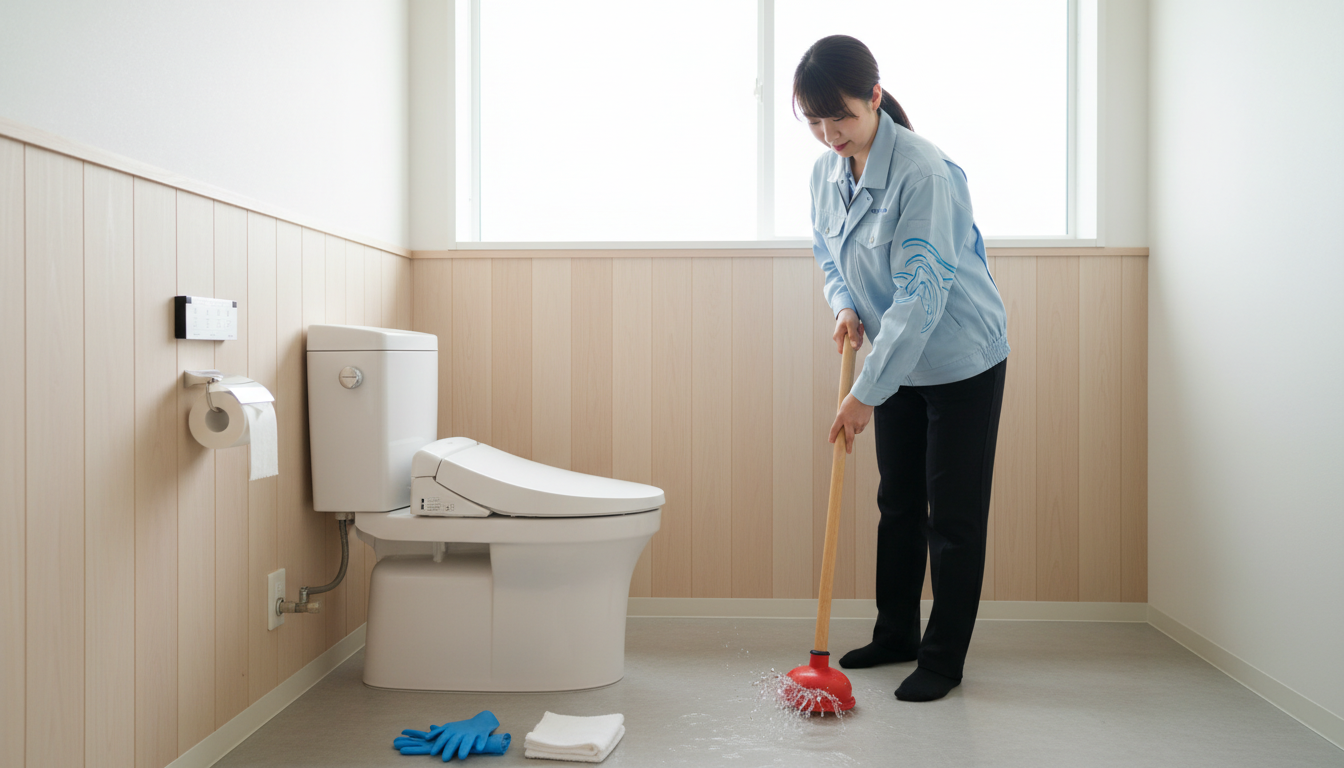 自分で試せる！ラバーカップ（スッポン）の正しい使い方に関する画像