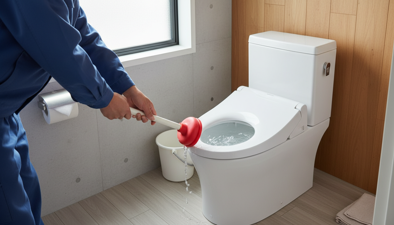 業者を呼ぶ前に試せる!簡単なつまり解消法に関する画像