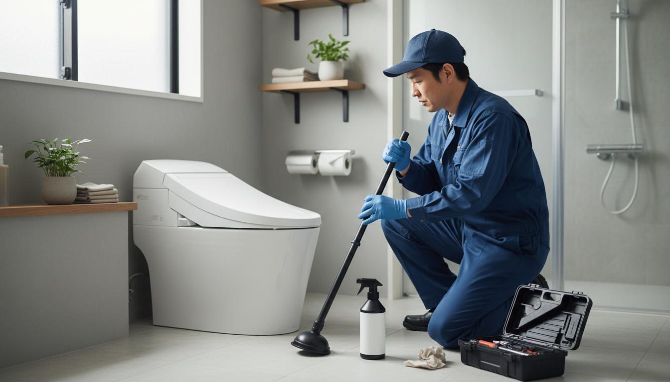 名西郡石井町におけるトイレつまり修理の料金相場に関する画像