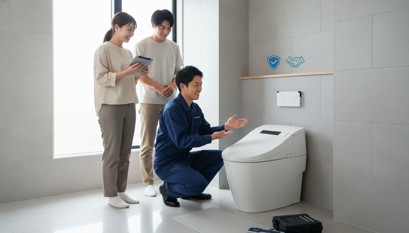 保証制度やアフターフォローが充実しているかに関する画像