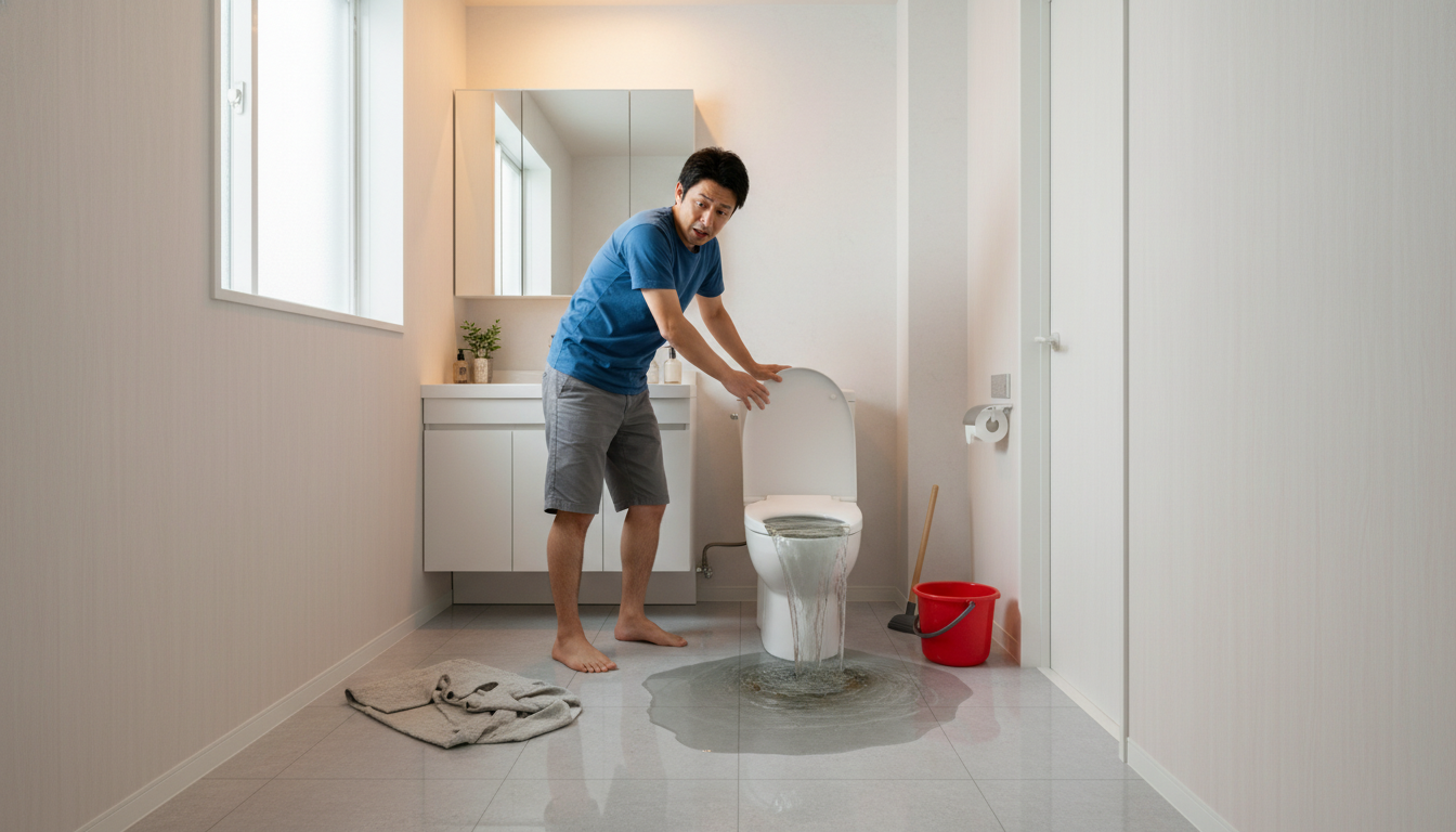 被害を拡大させない！トイレつまりで絶対にやってはいけないことに関する画像