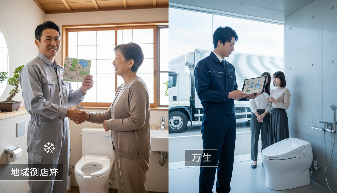 5. 地域密着型か大手か、それぞれのメリットで選ぶに関する画像