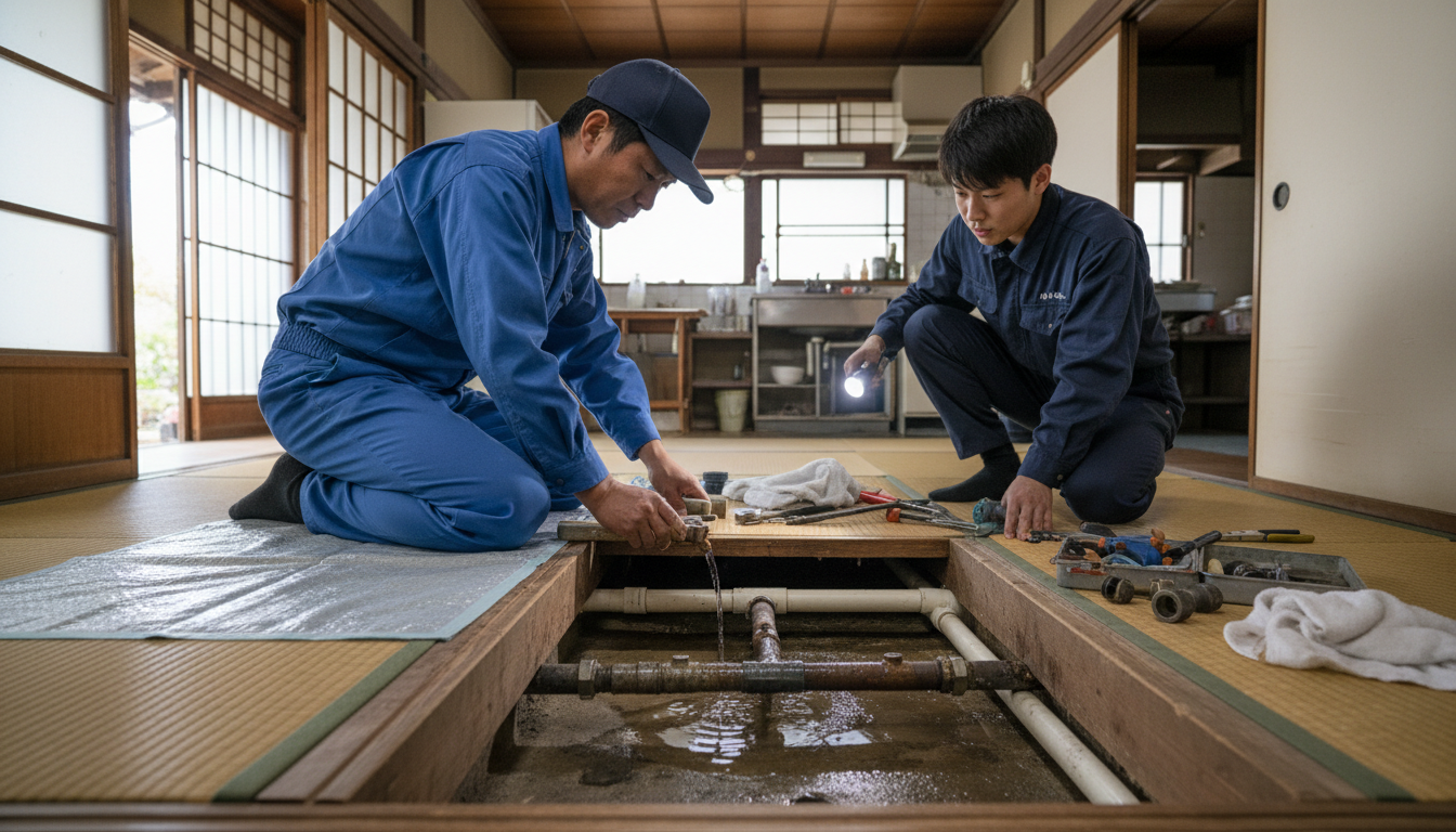 猿島郡 境町の住宅事情とよくある水トラブルに関する画像