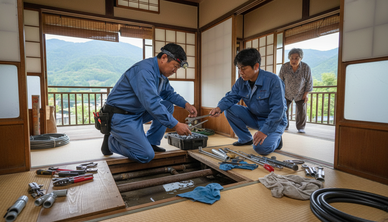 久慈郡 大子町の住宅事情とよくある水トラブルに関する画像