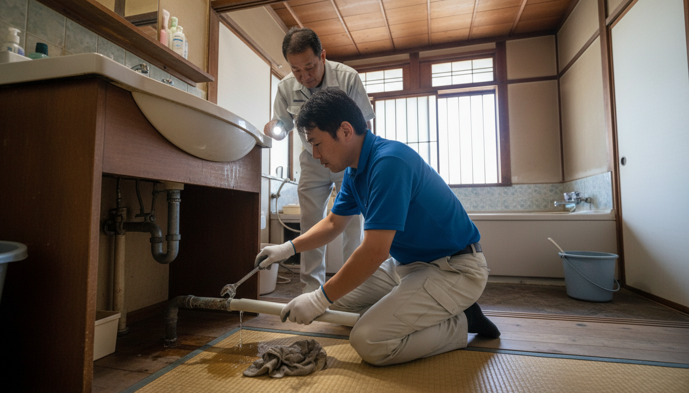 結城市の住宅事情とよくある水トラブルに関する画像