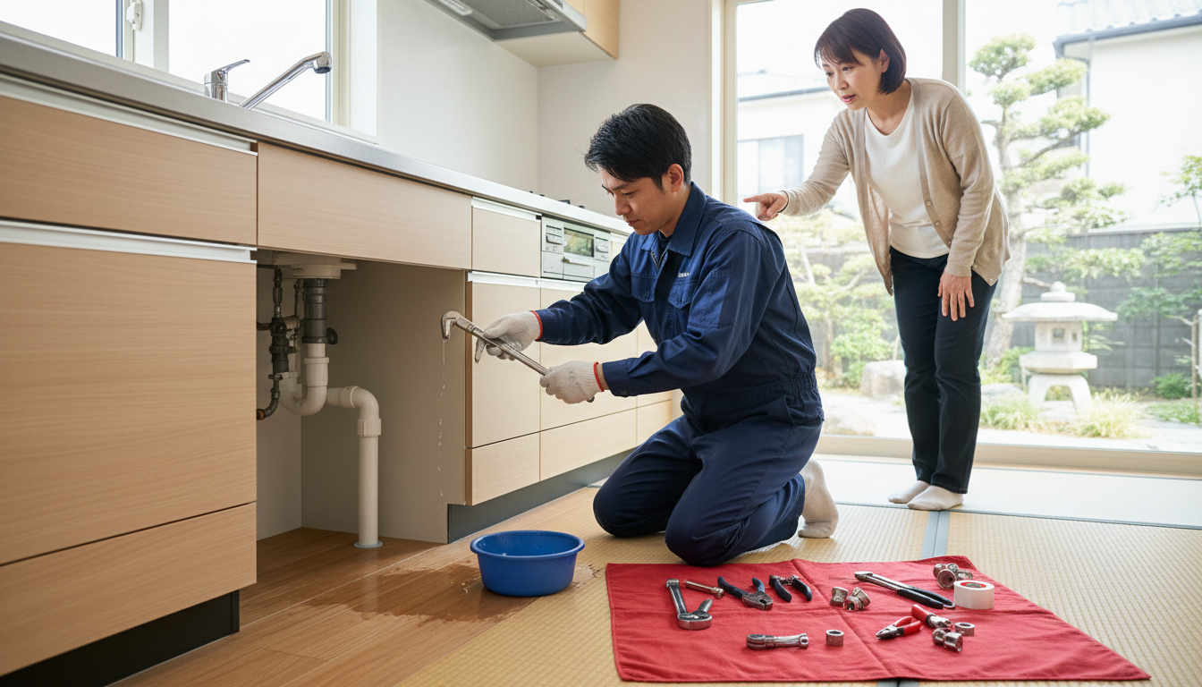 安城市の住宅事情とよくある水トラブルに関する画像