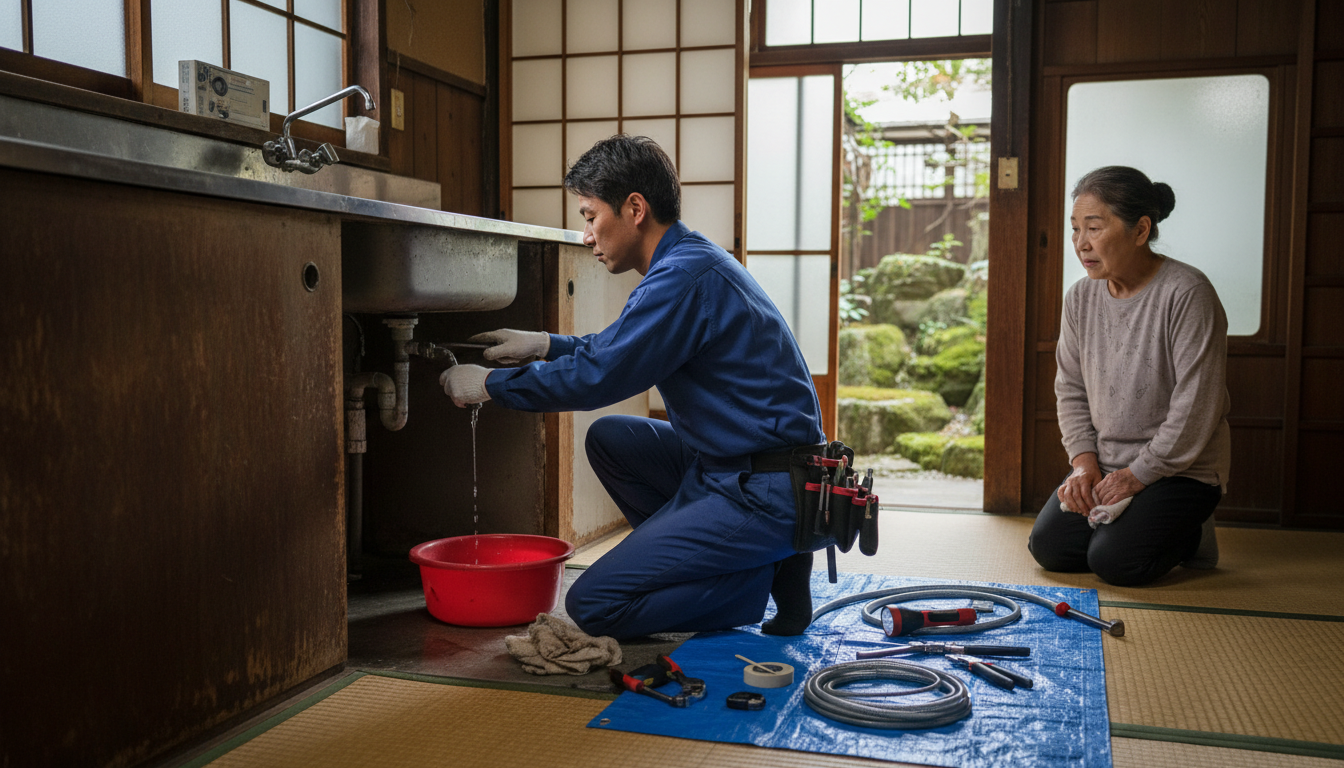高萩市の住宅事情とよくある水トラブルに関する画像