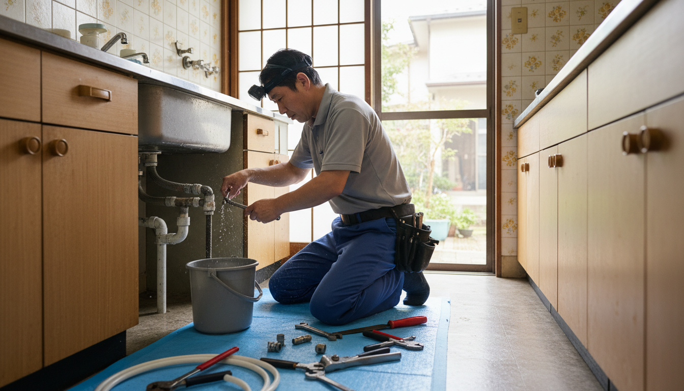 取手市の住宅事情とよくある水トラブルに関する画像