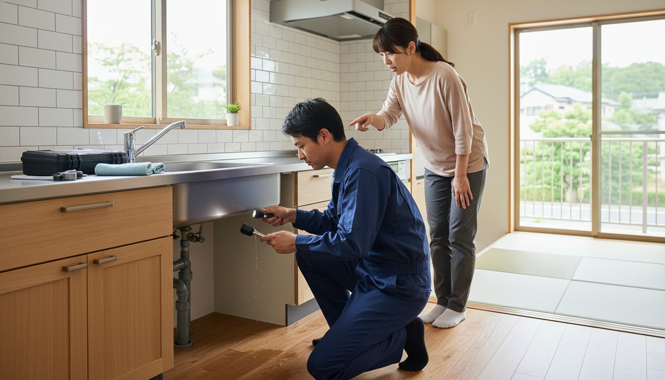 水戸市の住宅事情とよくある水トラブルに関する画像