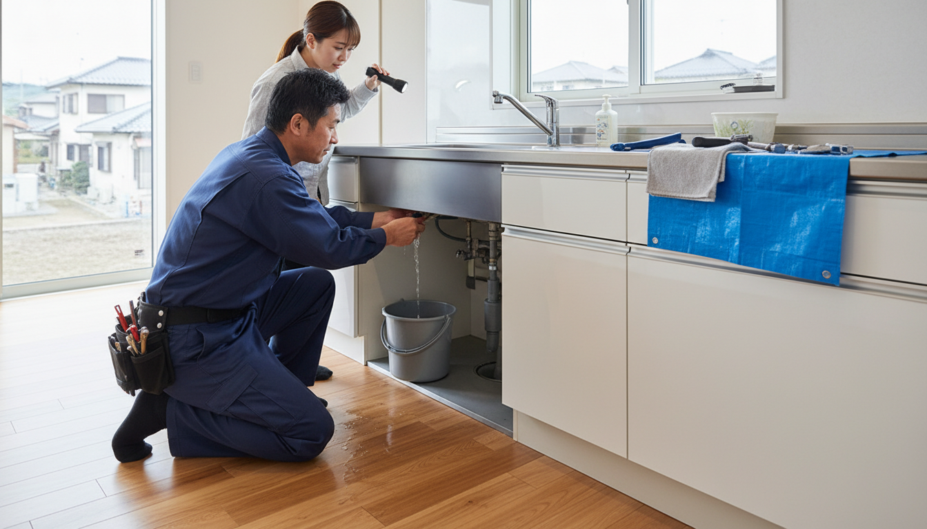 土浦市の住宅事情とよくある水トラブルに関する画像