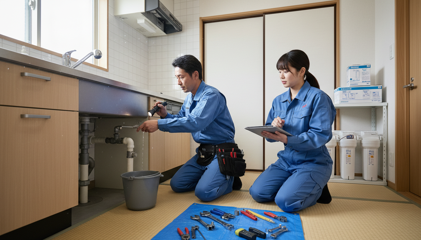 那珂郡 東海村の住宅事情とよくある水トラブルに関する画像