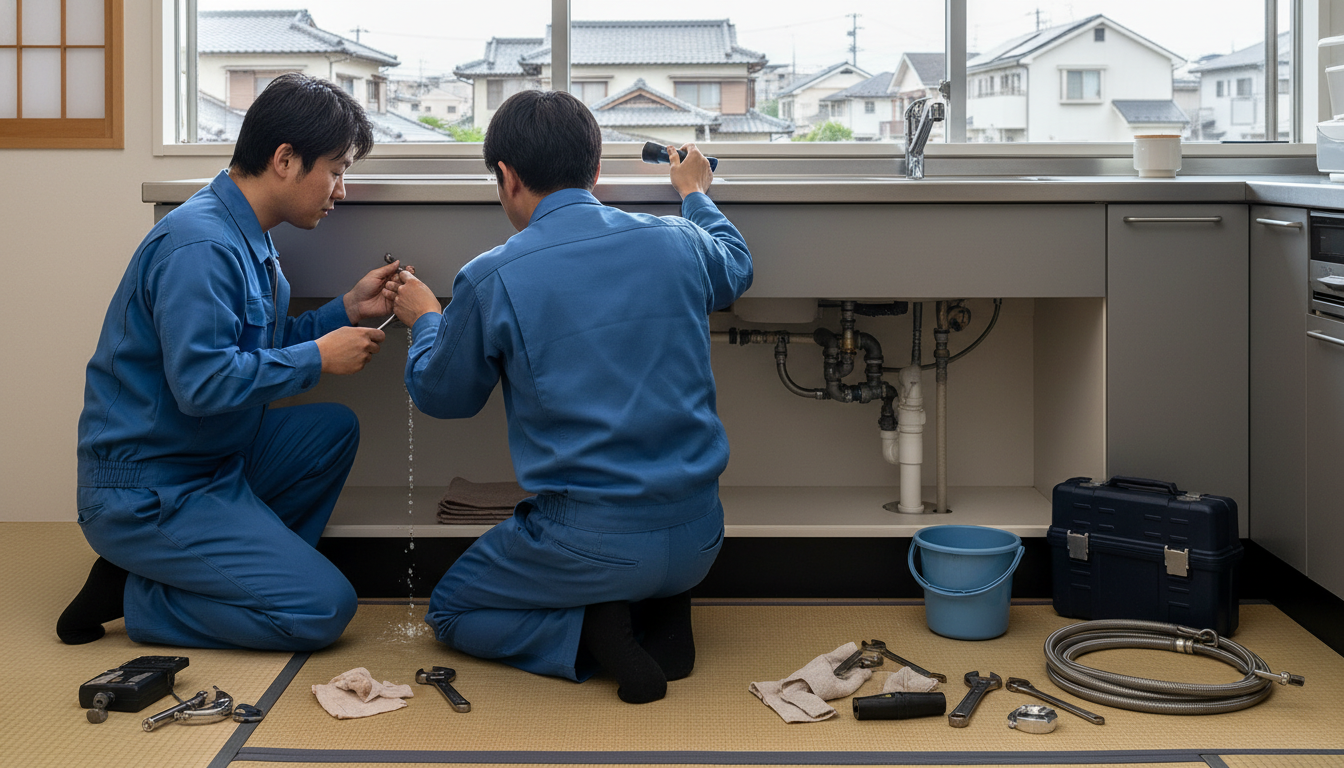 龍ケ崎市の住宅事情とよくある水トラブルに関する画像