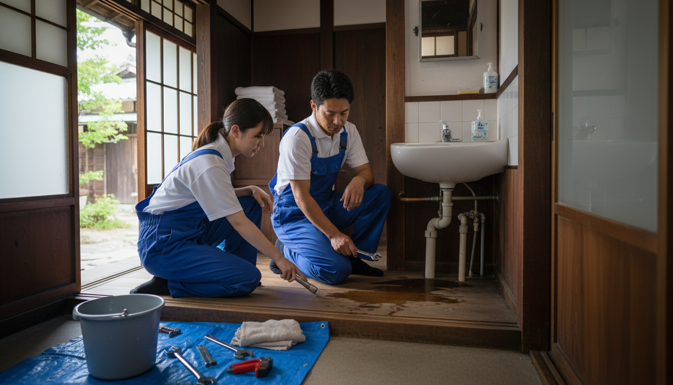 井原市の住宅事情とよくある水トラブルに関する画像