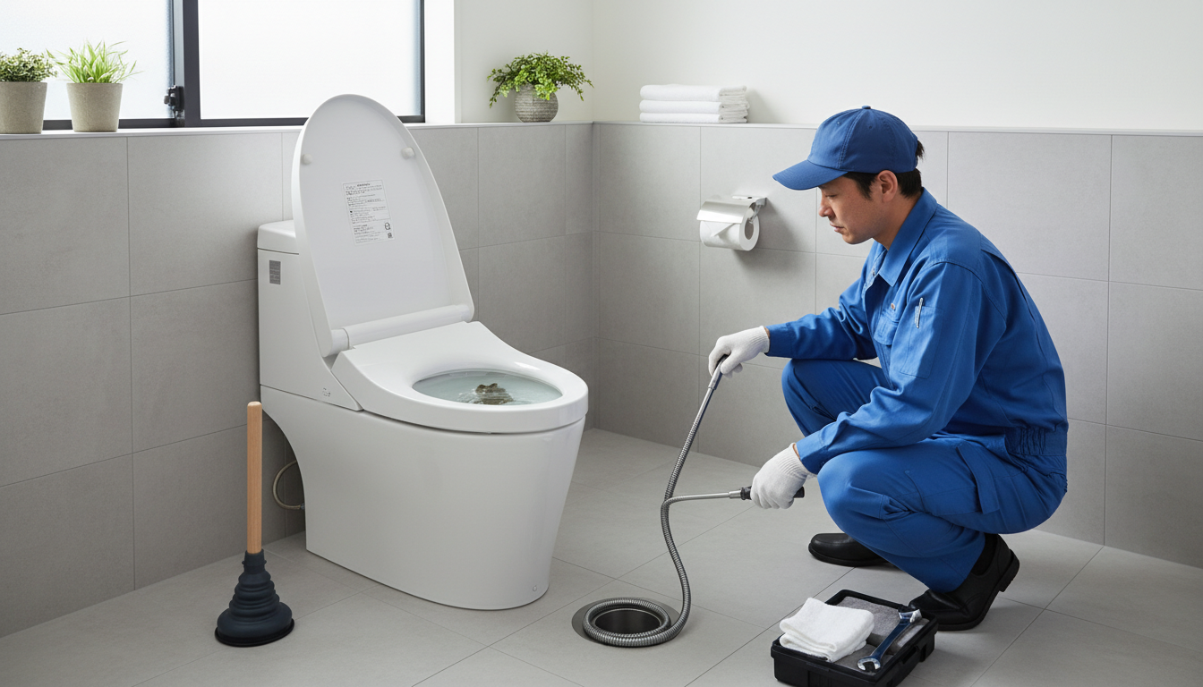 トイレつまりの原因別・料金相場に関する画像