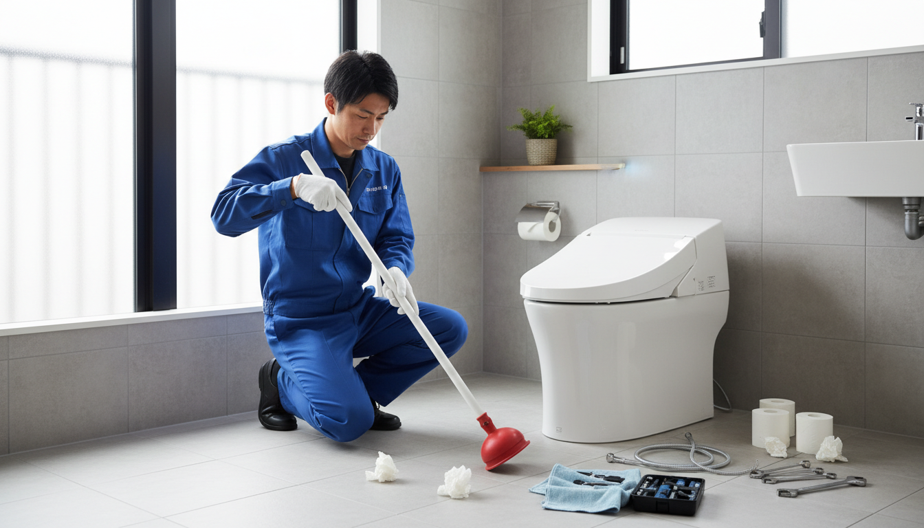 トイレつまりの症状別・原因別の料金相場に関する画像