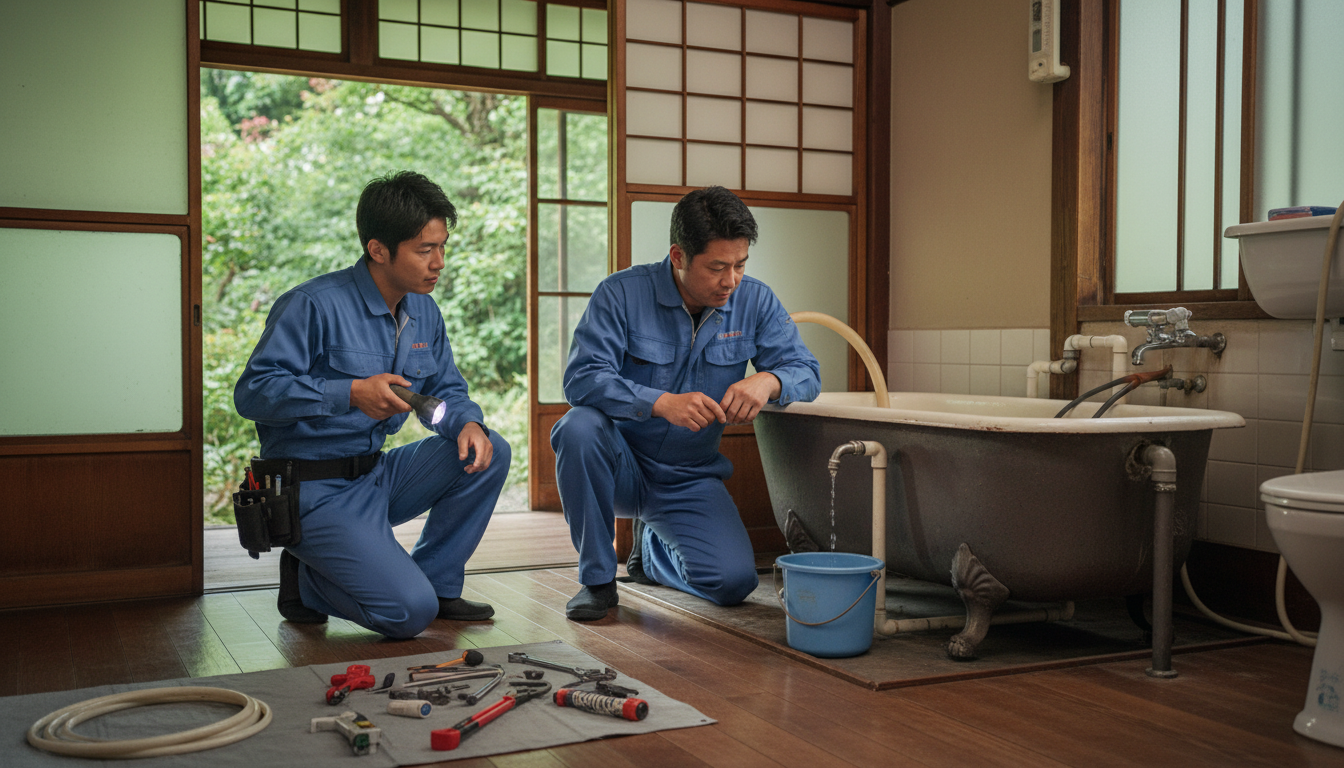 加賀郡 吉備中央町の住宅事情とよくある水トラブルに関する画像