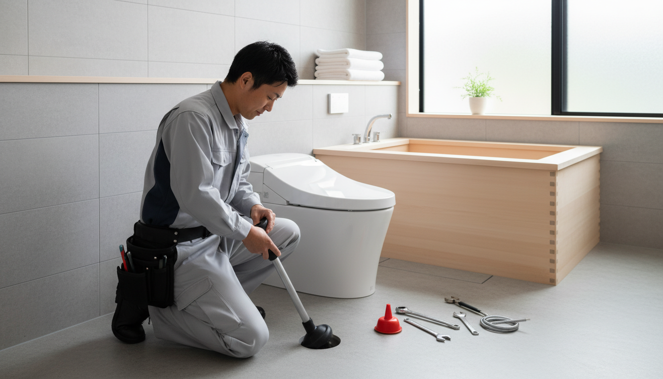 トイレつまりの原因別・料金相場に関する画像